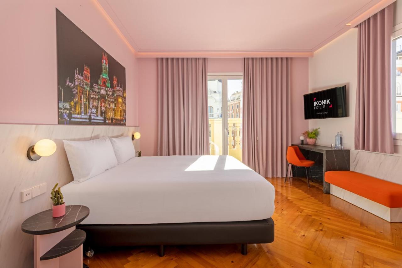 Ikonik Gran Via Hotel Madrid Bagian luar foto