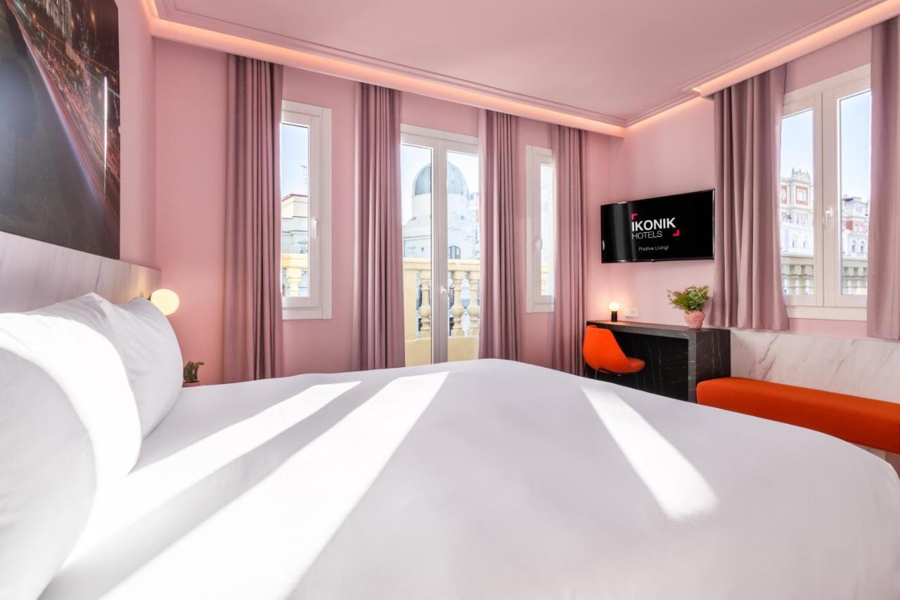 Ikonik Gran Via Hotel Madrid Bagian luar foto