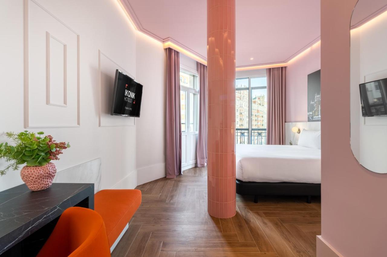 Ikonik Gran Via Hotel Madrid Bagian luar foto